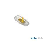 ΕΠΙΡΡΙΝΙΑ RB ΔΙΑΦΑΝΑ ΜΕ ΧΡΥΣΗ ΒΑΣΗ 16mm (κωδ.1031202) A