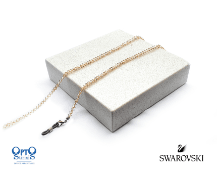 ΑΛΥΣΙΔΑ SWAROVSKI ΜΕ 191 ΠΕΤΡΕΣ ΑΝΟΙΧΤΟ ΜΠΕΖ (κωδ.7021804)