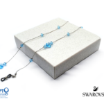 ΑΛΥΣΙΔΑ SWAROVSKI ΚΑΡΔΙΑ ΓΑΛΑΖΙΑ (κωδ.7021831)