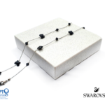 ΑΛΥΣΙΔΑ SWAROVSKI ΠΕΤΑΛΟΥΔΑ ΜΑΥΡΗ (κωδ.7021840)