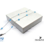 ΑΛΥΣΙΔΑ SWAROVSKI ΛΟΥΛΟΥΔΙ ΓΑΛΑΖΙΟ (κωδ.7021851)