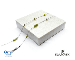 ΑΛΥΣΙΔΑ SWAROVSKI 14 ΠΕΤΡΕΣ ΛΑΔΙ (κωδ.7021884)