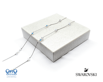 ΑΛΥΣΙΔΑ SWAROVSKI 14 ΠΕΤΡΕΣ ΙΡΙΔΙΖΟΝ (κωδ.7021886)