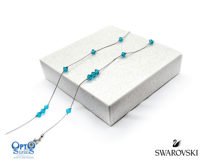 ΑΛΥΣΙΔΑ SWAROVSKI 14 ΠΕΤΡΕΣ ΠΕΤΡΟΛ (κωδ.7021893)