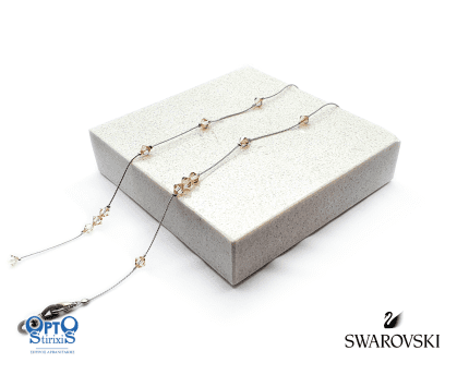 ΑΛΥΣΙΔΑ SWAROVSKI 14 ΠΕΤΡΕΣ ΩΧΡΑ (κωδ.7021899)
