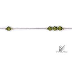 ΑΛΥΣΙΔΑ SWAROVSKI 14 ΠΕΤΡΕΣ ΛΑΔΙ (κωδ.7021884) - Thumbnail Image 2