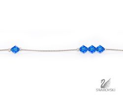 ΑΛΥΣΙΔΑ SWAROVSKI ΜΠΛΕ (κωδ.7021894) - Thumbnail Image 2
