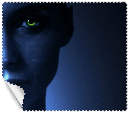 ΠΑΝΑΚΙ Microfiber Digital - EYES 16x14cm (κωδ.7073101)