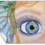 ΠΑΝΑΚΙ Microfiber Digital - EYES 16x14cm (κωδ.7073105)