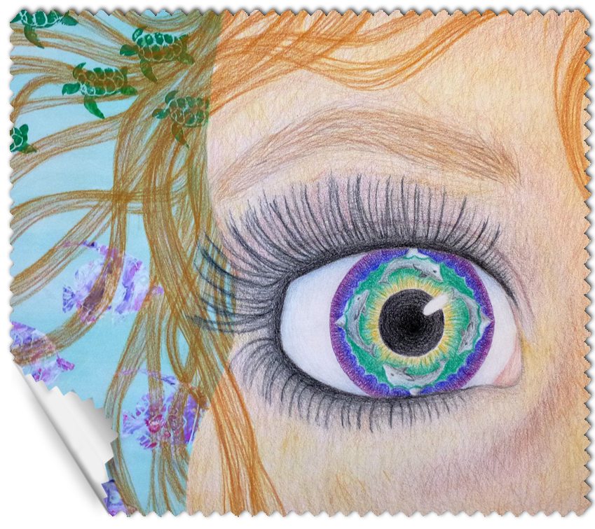 ΠΑΝΑΚΙ Microfiber Digital - EYES 16x14cm (κωδ.7073105)