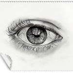 ΠΑΝΑΚΙ Microfiber Digital - EYES 16x14cm (κωδ.7073106)