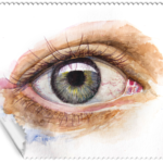 ΠΑΝΑΚΙ Microfiber Digital - EYES 16x14cm (κωδ.7073107)