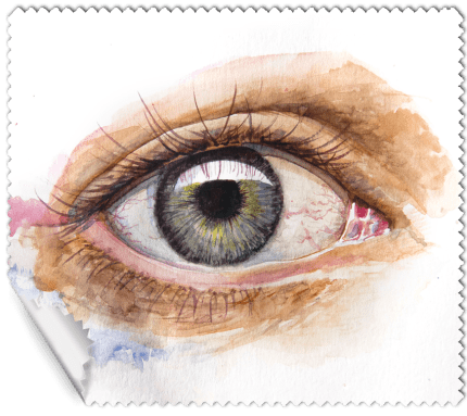 ΠΑΝΑΚΙ Microfiber Digital - EYES 16x14cm (κωδ.7073107)