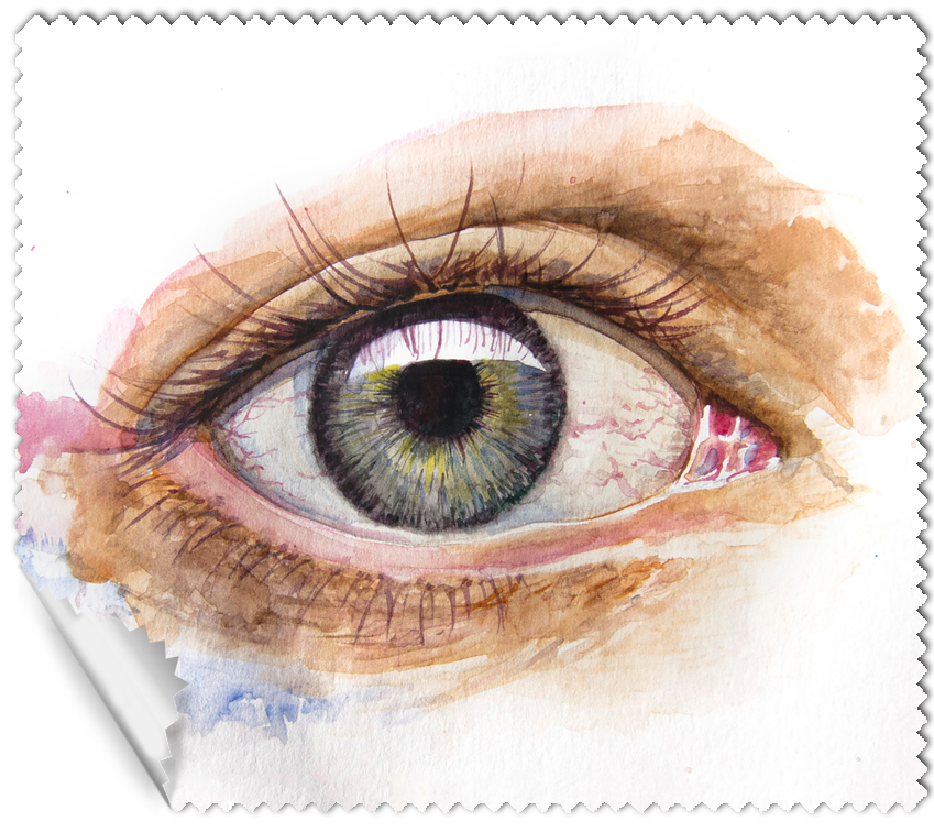 ΠΑΝΑΚΙ Microfiber Digital - EYES 16x14cm (κωδ.7073107)