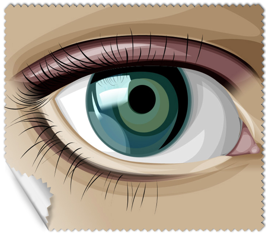 ΠΑΝΑΚΙ Microfiber Digital - EYES 16x14cm (κωδ.7073110)