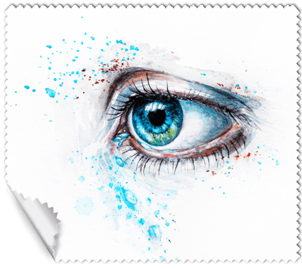 ΠΑΝΑΚΙ Microfiber Digital - EYES 16x14cm (κωδ.7073111)