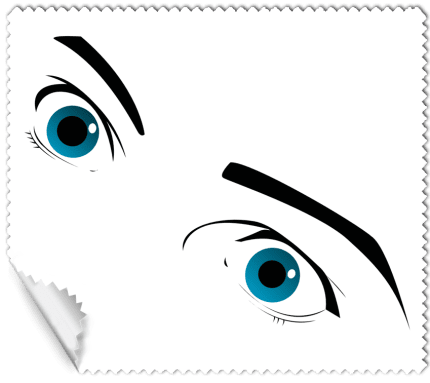 ΠΑΝΑΚΙ Microfiber Digital - EYES 16x14cm (κωδ.7073112)
