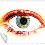 ΠΑΝΑΚΙ Microfiber Digital - EYES 16x14cm (κωδ.7073116)