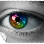 ΠΑΝΑΚΙ Microfiber Digital - EYES 16x14cm (κωδ.7073120)