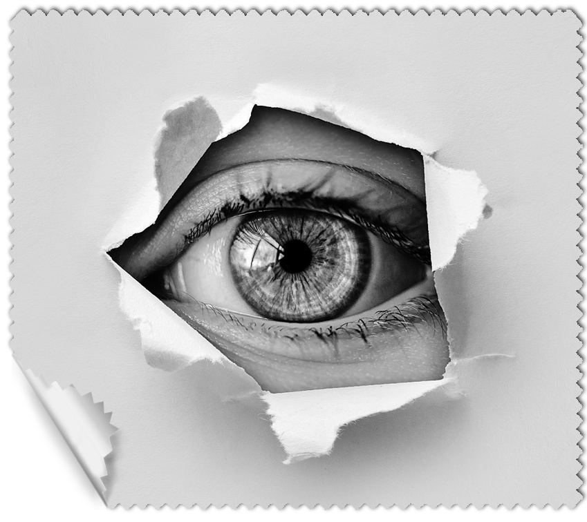 ΠΑΝΑΚΙ Microfiber Digital - EYES 16x14cm (κωδ.7073122)