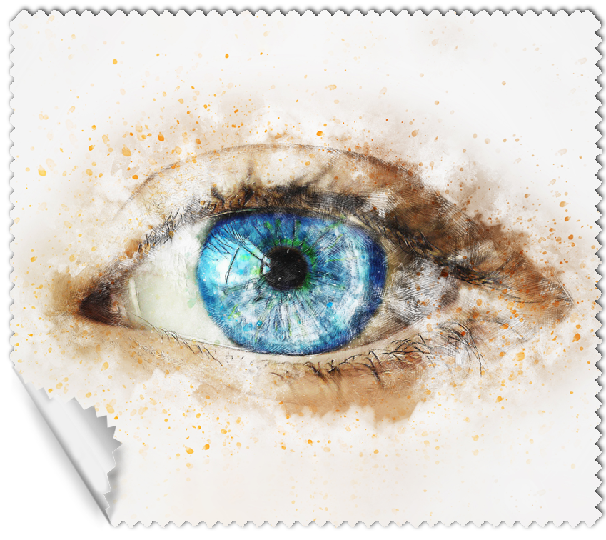 ΠΑΝΑΚΙ Microfiber Digital - EYES 16x14cm (κωδ.7073123)
