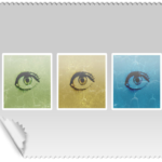 ΠΑΝΑΚΙ Microfiber Digital - EYES 16x14cm (κωδ.7073127)