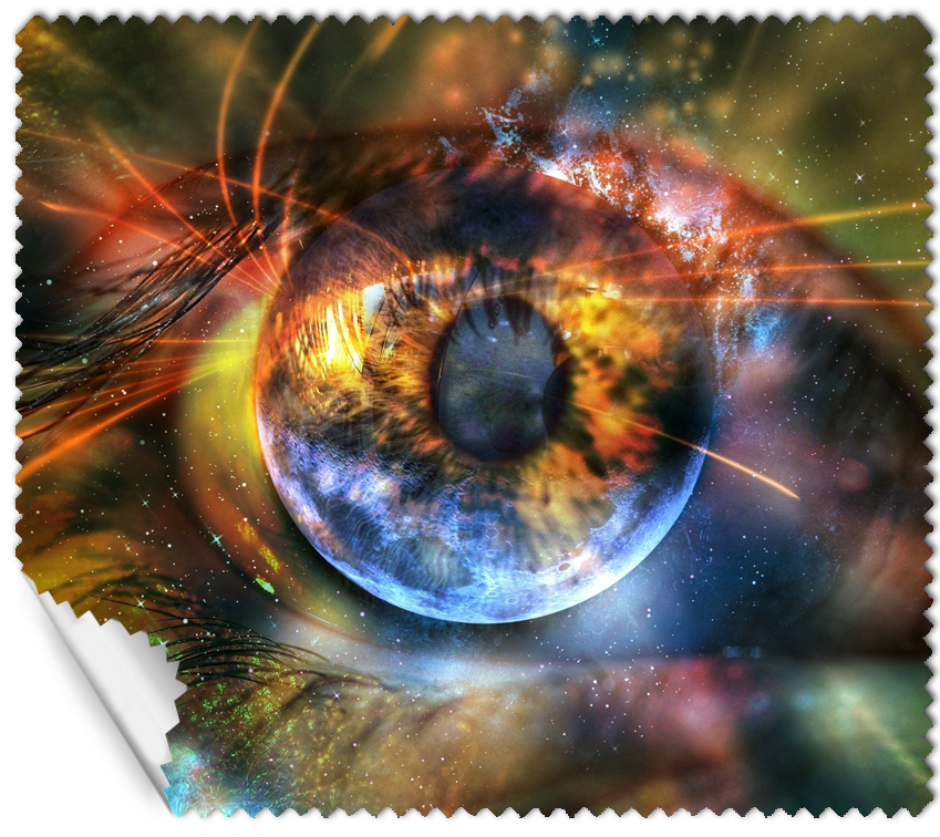 ΠΑΝΑΚΙ Microfiber Digital - EYES 16x14cm (κωδ.7073131)