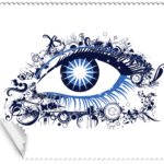 ΠΑΝΑΚΙ Microfiber Digital - EYES 16x14cm (κωδ.7073132)