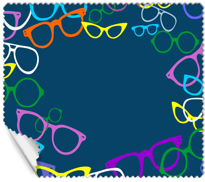 ΠΑΝΑΚΙ Microfiber Digital - GLASSES 16x14cm (κωδ.7073211)