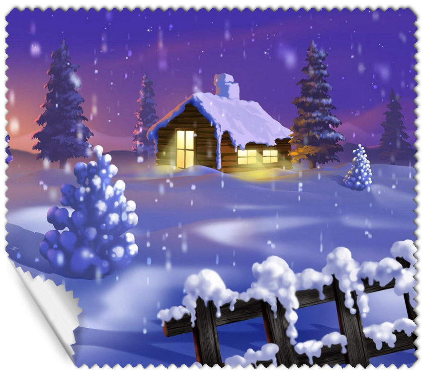 ΠΑΝΑΚΙ Microfiber Digital - XMAS 16x14cm (κωδ.7073604)