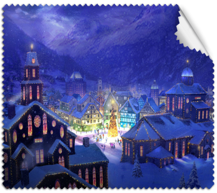ΠΑΝΑΚΙ Microfiber Digital - XMAS 16x14cm (κωδ.7073627)