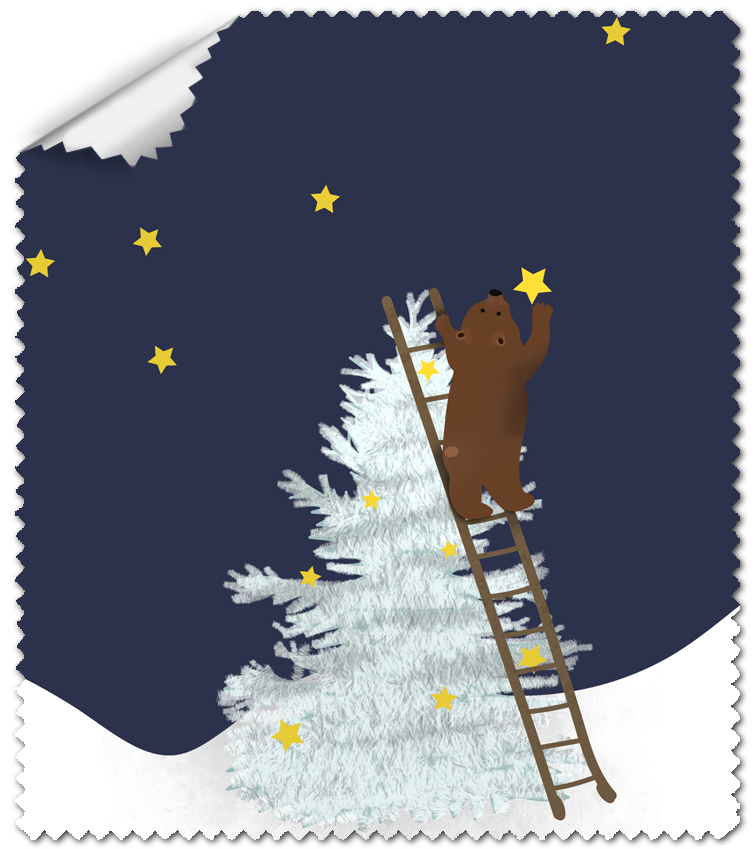 ΠΑΝΑΚΙ Microfiber Digital - XMAS 16x14cm (κωδ.7073628)
