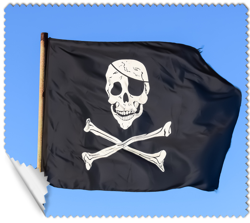 ΠΑΝΑΚΙ Microfiber Digital - FLAGS 16x14cm (κωδ.7073813)