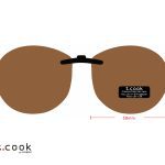 ΠΡΟΣΘΕΤΟ ΗΛΙΟΥ POLARIZED ΚΑΦΕ 58x52mm (κωδ.5004410)