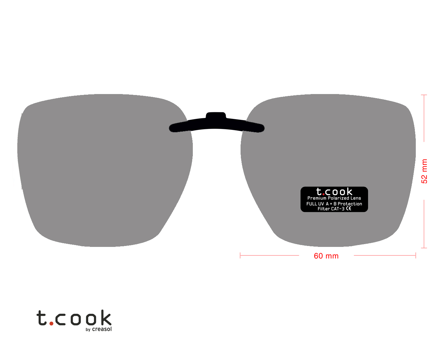 ΠΡΟΣΘΕΤΟ ΗΛΙΟΥ POLARIZED GUN 60x52mm (κωδ.5004403)